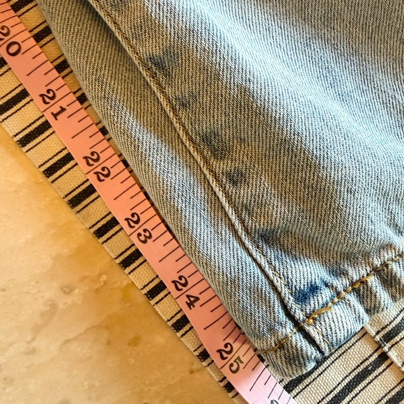 Blank NYC High waisted belted Paper Bag light wash jean sz 29 - Picture 5 of 9